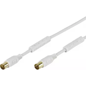 Vivanco SAT-antenneaansluitkabel 10 m wit (VVAN100FEDBGW)