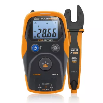 HT Instruments Flashmeter Pro TRMS digitale multimeter met luxmeter en flitsduurmeting 1010601
