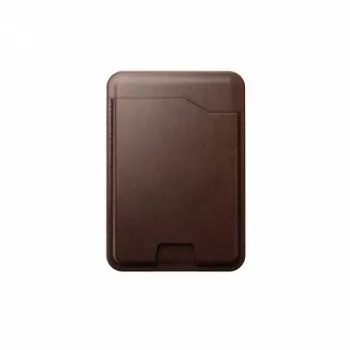 NOMAD Leather Mag Wallet – MagSafe- en Apple Find My-compatibele leren portemonnee (bruin)