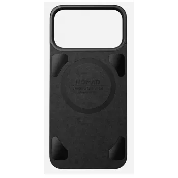 NOMAD Magnetic Leather Back voor iPhone 17 Pro Max MagSafe-compatibel, Horween-leer (zwart)