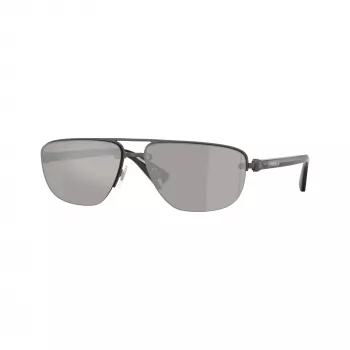 Burberry BE3164-13166G heren pilot zonnebril, zwart montuur, grijze gradientglazen, 62mm