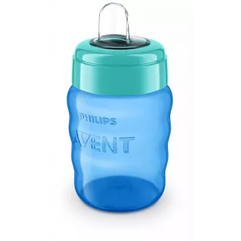 Philips AVENT Easy Sip tuitbeker, 9M+, 260 ml, siliconen tuit, blauw