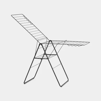 Brabantia HangOn vrijstaand droogrek 25m, mat zwart