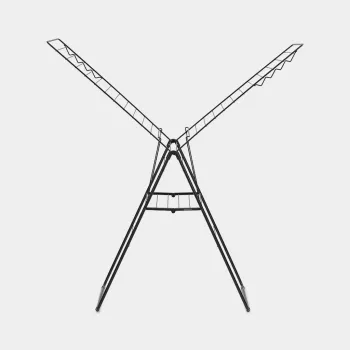 Brabantia HangOn vrijstaand droogrek 25m, mat zwart