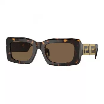 Versace VE4444U10873 dameszonnebril, havana montuur, bruine gradientglazen, 54/21/140 mm