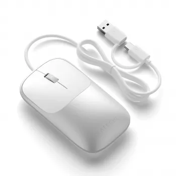 Satechi Slim LX kabelmuis, zilver