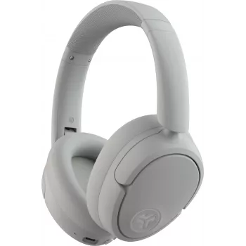JLab Lux ANC Draadloze Bluetooth-hoofdtelefoon met hoofdband, wit IEUHBJLUXANCRWHT62