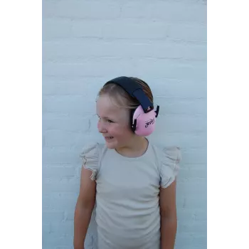 Jippie's gehoorbescherming oorkap voor kinderen, lichtroze