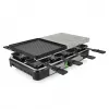 Tristar RA-2747 raclette met antiaanbaklaag, controlelampje, grillfunctie, zwart, steen
