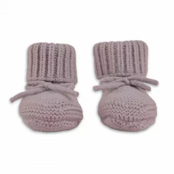 Lodger Slipper Merino Wool babyschoenen, rosé, 6-12 maanden