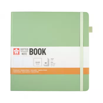 Sakura stippenraster vierkant notitieboek Blass-Patina hardcover 160 pagina's 94167406