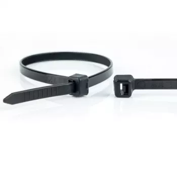 WKK UV-gestabiliseerde zwarte kunststof tie-wraps 530 x 9 mm, 100-pack 110299071