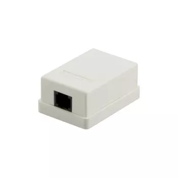 DSIT DS-Wall-Out-UTP5-I opbouw Cat5e UTP RJ45 aansluitdoos ivoor
