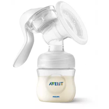 Philips Avent Lotus handkolf met 125 ml fles