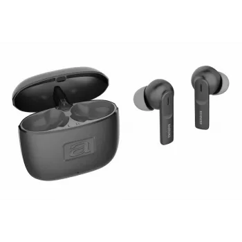AIWA EBTW-200 draadloze On-Ear Bluetooth-hoofdtelefoon, Zwart