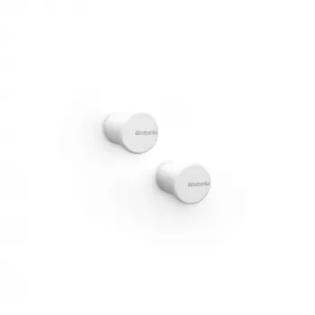 Brabantia MindSet Handdoekhaak, 2 stuks, Mineral Fresh White