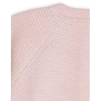 Lodger Topper gebreid Merino babyjasje, lichtbruin, maat 62