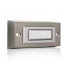 Byron DBW-21036 RVS deurbeldrukker met naamplaatje