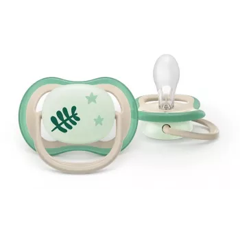 Philips Avent Ultra Air Night fopspeen 6-18M neutraal 2-pack