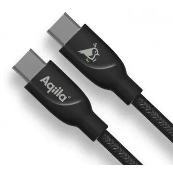 AQIILA USB-C naar USB-C laad- en synchronisatiekabel 3 m zwart AQCBPBICB4BD881