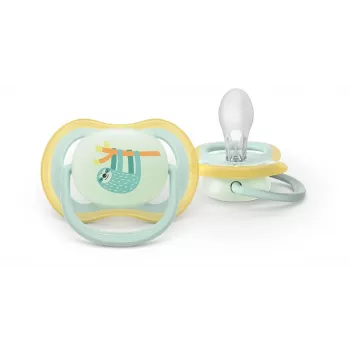 Philips Avent Ultra Air Night fopspeen 0-6 maanden, 2-pack, lichtgevend in het donker, neutraal