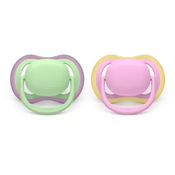 Philips Avent Ultra Air fopspeen 6-18 maanden, 2-pack, dierendesign