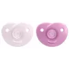 Philips Avent Soothie siliconen fopspeen met siliconen schild, 0-6 maanden, 2-pack