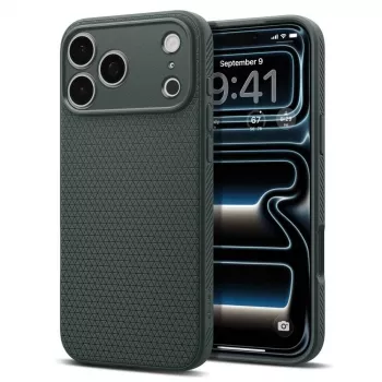 Spigen Liquid Air hoesje voor iPhone 17 Pro / 18 Pro - Abyss Green