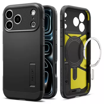 Spigen Tough Armor T MagSafe-hoesje voor iPhone 18 Pro / 17 Pro – zwart