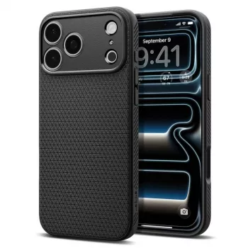 Spigen Liquid Air hoesje voor iPhone 18 Pro Max / 17 Pro Max - matzwart