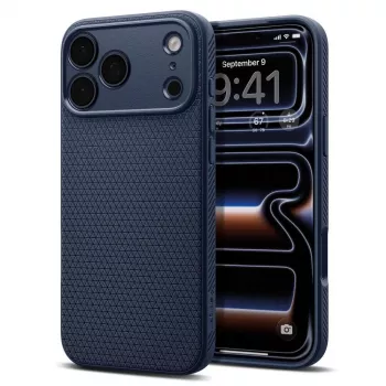 Spigen Liquid Air hoesje voor iPhone 18 Pro Max / 17 Pro Max - Navy Blue