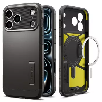 Spigen Tough Armor T MAG MagSafe-hoesje voor iPhone 18 Pro Max / 17 Pro Max - gunmetal