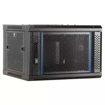 DSIT 6U wandmontage serverkast met geperforeerde voordeur 600x450x367mm (DS6406PP)