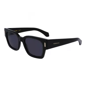 Ferragamo heren zonnebril SF2010S-1 zwart/grijs 52mm