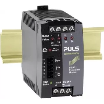 PULS DIMENSION PISA11.402 4-kanaals elektronische zekeringmodule 24V DC, 4x2A