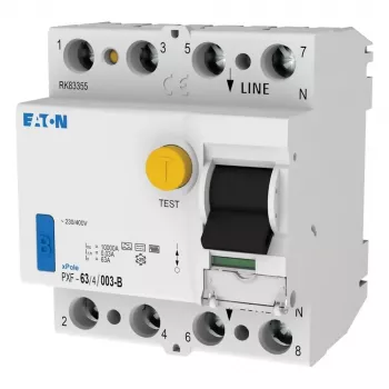 Eaton PXF-63/4/003-B aardlekschakelaar, 63 A, 4-polig, 30 mA, type B 300302