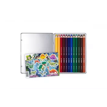 JOLLY X-BIG Adventure Colours kleurpotloden, gesorteerde kleuren, 12-pack (3099-0151)