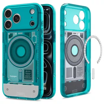 Spigen Ultra Hybrid MagSafe hoes voor iPhone 17 Pro Max / 18 Pro Max - C-One Bondi Blue
