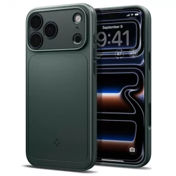 Spigen Thin Fit MagSafe hoes voor iPhone 18 Pro Max / 17 Pro Max - Abyss Green