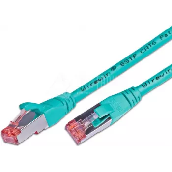 Wirewin S/FTP CAT6 0,25 m netwerkkabel turquoise (PKW-PIMF-KAT6 0.25 TK)