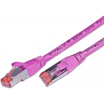 Wirewin S/FTP CAT6 0,25m netwerkkabel, roze (PKW-PIMF-KAT6 0.25 MG)