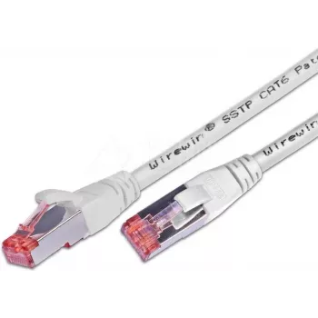 Wirewin CAT6 S/FTP patchkabel, LSOH, wit, 10 m, RJ45 PKW-PIMF-KAT6 10.0 WS