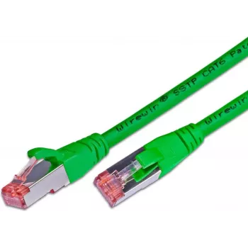 Wirewin Cat6a S/FTP netwerk-patchkabel, 1 m, groen PKW-PIMF-KAT6A 1.0 GN