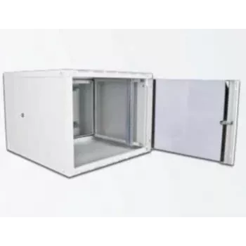 Wirewin 19 inch wandkast, 2-delig, 600x650mm, 15U (WCAB D 600X650X15U)