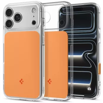 SPIGEN Ultra Hybrid T MagSafe iPhone 17 Pro / 18 Pro glanzend oranje