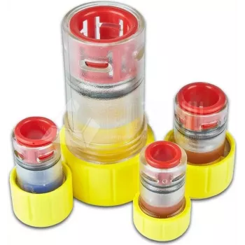 Wirewin Lightwin eindkap met kabelwartel, gas-stop single-pull-afdichting, 10 mm, 3-6 mm FTTx (DC 10MM OUT 3-6MM)