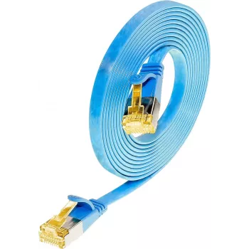 Wirewin Cat6a U/FTP slim netwerk-patchkabel 7m blauw RJ45 10Gbps PKW-STP-SLIM-K6A 7.0 BL