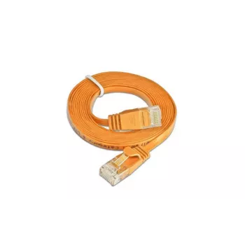 Wirewin Triotronik PKW-SLIM-KAT6 3.0 OR Cat6 U/UTP Slim Ethernet-patchkabel, RJ-45 stekker naar stekker, 3 m, oranje