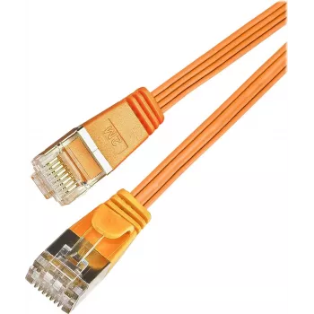 Wirewin Cat6 U/FTP Slim Ethernet-patchkabel, plat, oranje, 15 m PKW-STP-SLIM-KAT6 15.0 OR