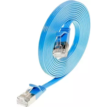 Wirewin Triotronik Cat6 U/FTP Slim patchkabel, 3 m, blauw PKW-STP-SLIM-KAT6 3.0 BL